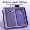 Simple Phone Case for Xiaomi Civi 5 Pro 5G Square Classic Shell Soft Original Internal Flocking Liquid Silicone Back Cover Funda