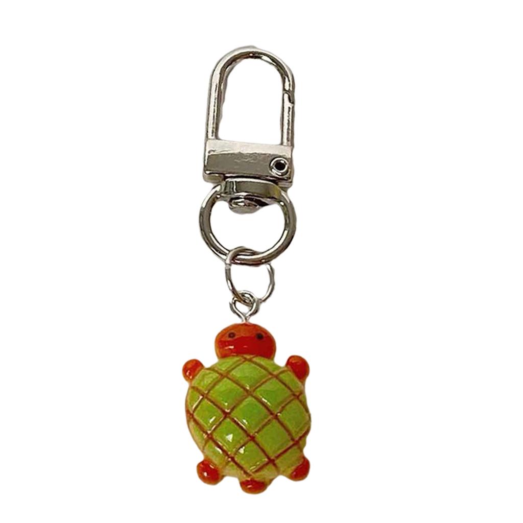 Fashionable Acrylic Turtle Pendant Youthful Pineapple Bun Turtle Phone Chain Key Accessory for Women and Students