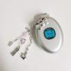 Y2K Retro Flip Phone Hand Mirror Hair Comb Keychain 2-piece set