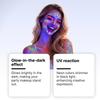 Facial And Body Painting Pigment Set Glowing Makeup With Black Light Effect, Emits Light, Easy To Apply And Clean Up.8ML