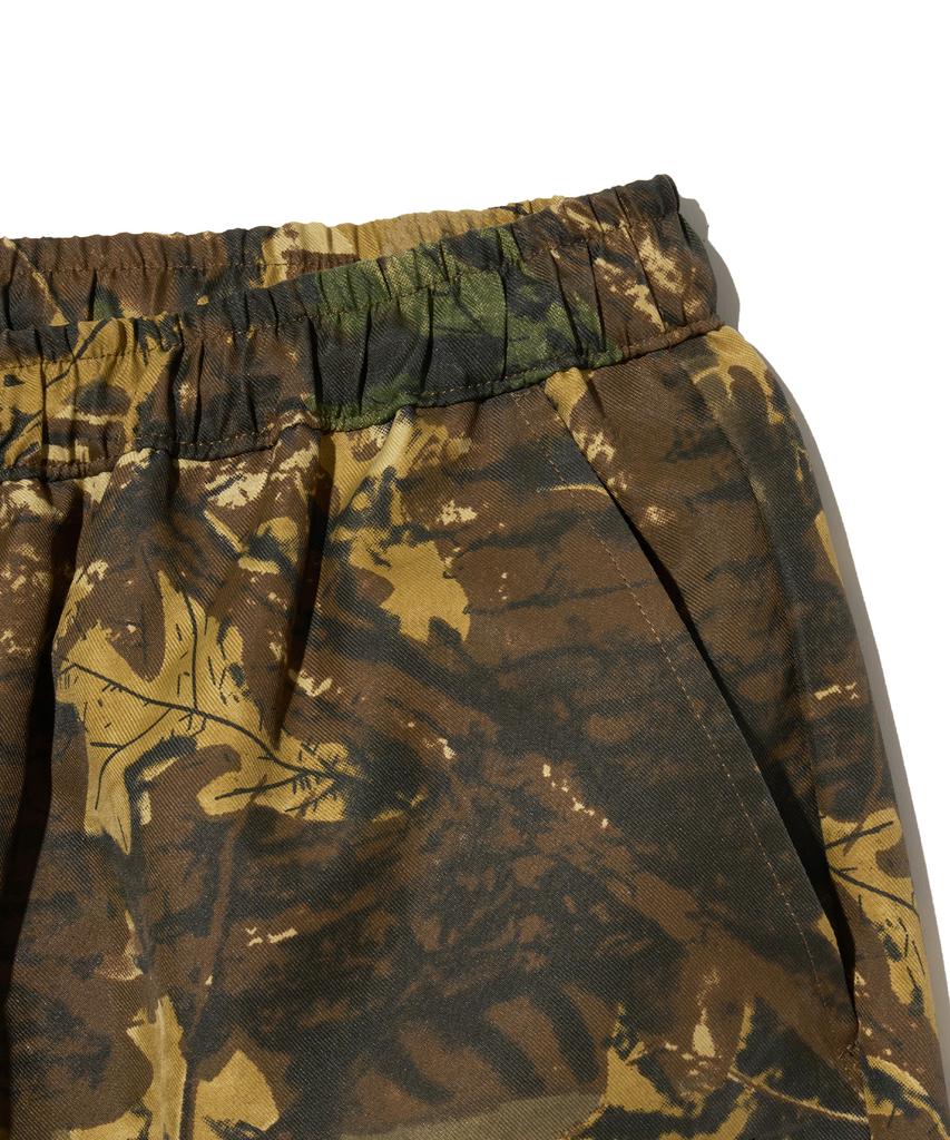 BROWNBREATH Tag Camouflage Banding Pants - Brown