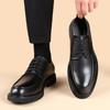 Luxury Brand Lace-Up Non-slip Men Business Black Shoes High Quality Formal Leather Men Dress Shoes Breathable Mens Casual Shoes