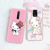 JZ25Cat Sanrio Transparent Case for Samsung A04 A14 A23 M33 M53 Realme 10 9 C35 C55 VIVO Y02 X80 Infinix Hot 30 Note 11 Tecno Spark 8P Pro