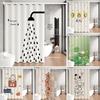 Premium Waterproof Mildew-resistant Bathroom Shower Curtain Set with Thickened Privacy Partition