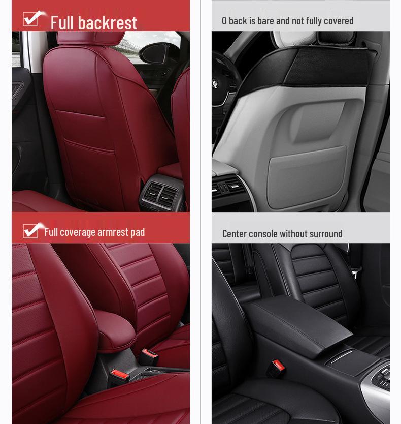 Volkswagen Golf All-Season Leather Car Seat Cover, Wear-Resistant & Universal Fit