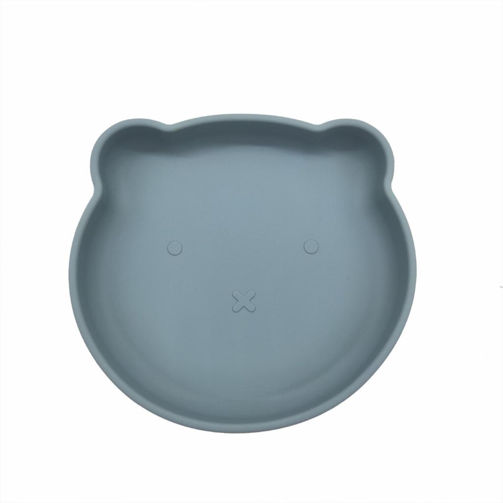 New Silicone Baby Plate Set - Anti-Fall Children's Feeding Tableware