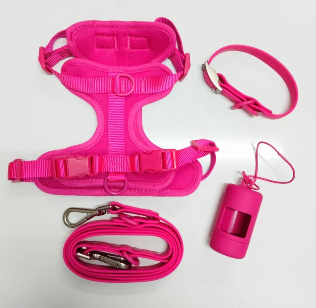 Spot Wid Anti-Bite & Escape-Proof Dog Harness with PVC Leash & Collar