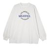 Milkfed Oatmeal Circle Logo Super Big Top Women's L/S T-Shirt