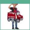 Costum Pompier pentru Copii de Halloween Set Cosplay pentru Copii cu Material Poliester