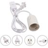 US AU UK EU to E27 Power Cord Screw Base Lamp Holder LED Pendant Light Head With 303 Switch Extent Cable 1.8m Bulb Socket