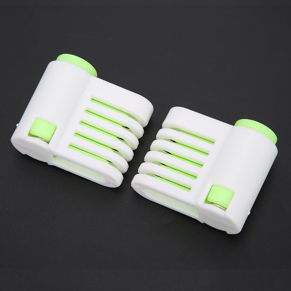 2Pcs MultiFunctional DIY Cake Bread Cutter Slicing Guide Tool Home Kitchen Accessory(Green 52036A )