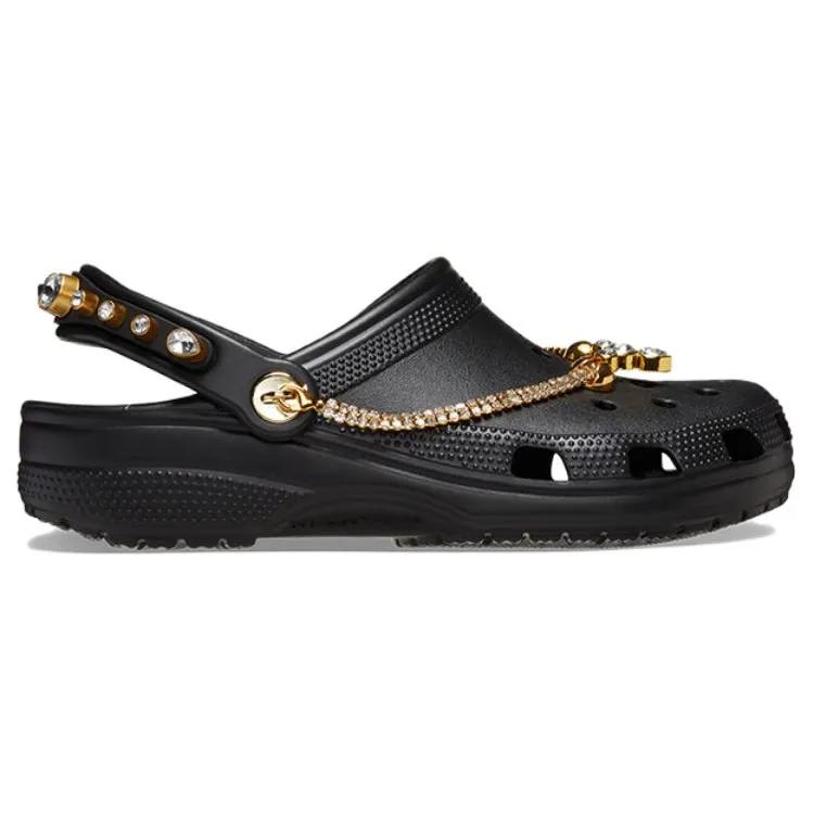 Crocs Classic Tiara Clogs 'Black Gold' Women's (Unisex) Clogs 209684 001