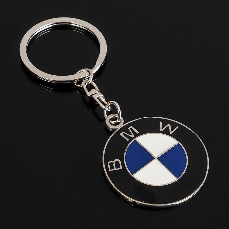 ZDNE2 Metal Car Key Ring Car Badge Pendant Logo KeyChain For BMW 1 2 3 4 5 7 Series X1 X3 X4 X5 X6 X7 F10 F20 F30 G20 G30 F15 F16