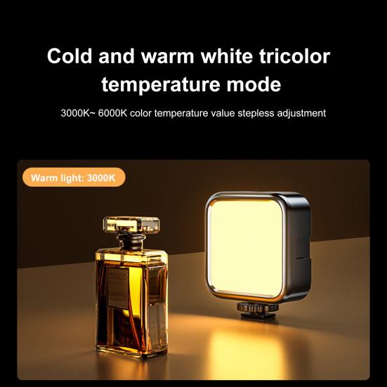 1 Set Fill Color-Temperature Stepless Dimming Light 3 RGB Full-Color High-Brightness Special Effect