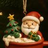 1/4Pcs Christmas Drink Ornament Christmas Tree Santa Claus Snowman Decor Hanging