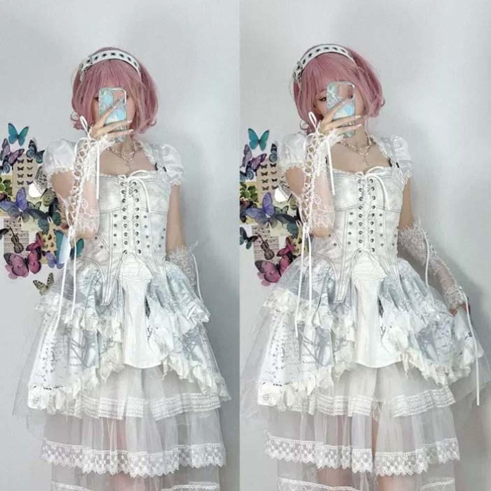 Hollow Out Steampunk Hair Hoop Rock-inspired Leather Buckle Hairband Punk Rivet Headband  Girls