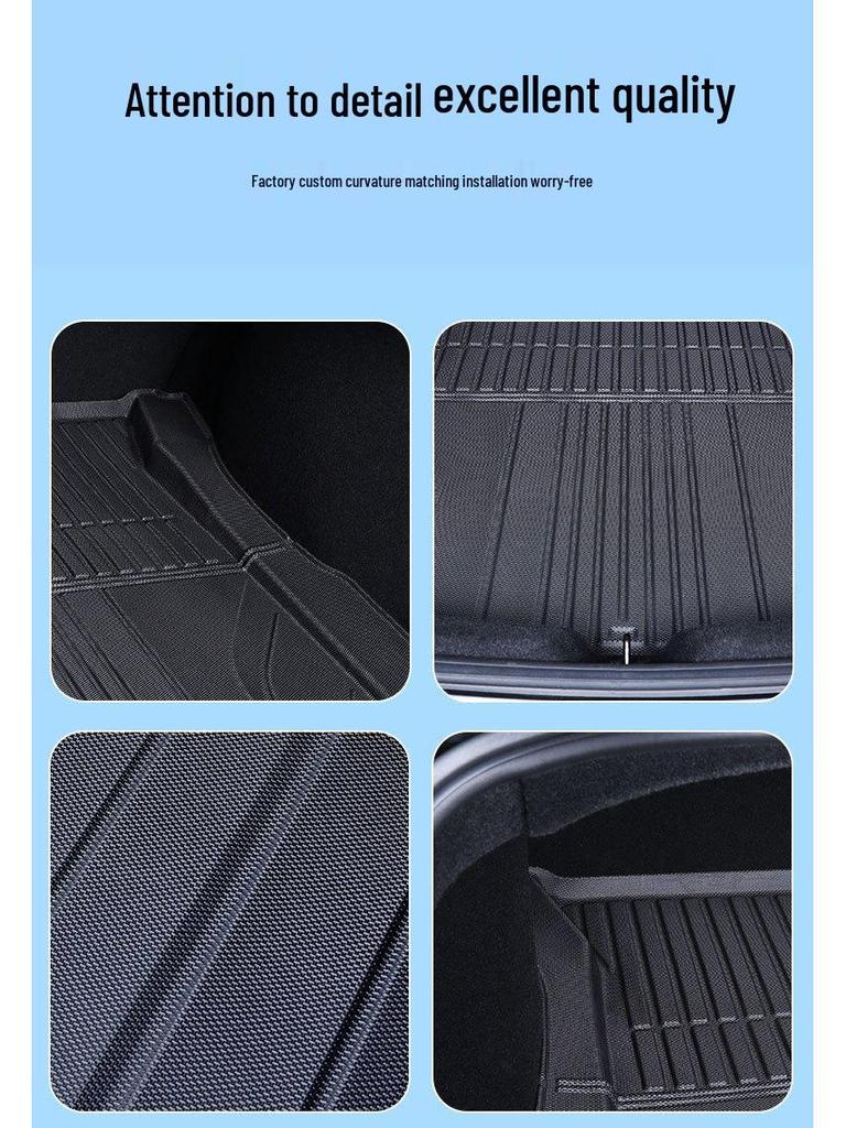 Tesla Model 3 Trunk Mat Refurbishment & TPE Tail Box Mat Set
