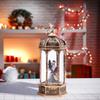 Christmas Lantern Accents Home Decor Ornament Centerpiece Table Lamp for Outdoor Indoor Navidad