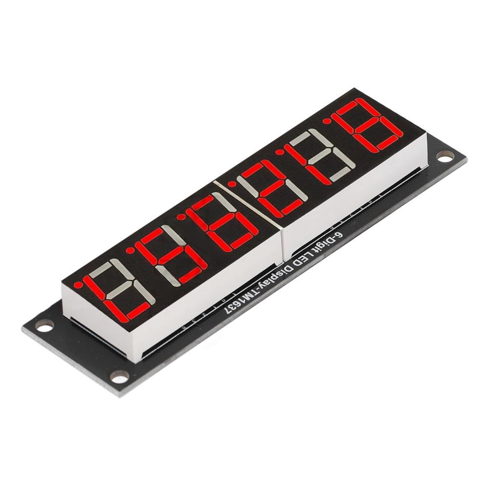 TM1637 LED Display Digital Tube 6 Digit 7 Segment Digital Tube Module  DIY Electronics