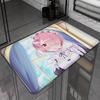 Classic Ram And Rem Re0 Starting Life In Another World Floor Mat INS Style Soft Bedroom Floor House Laundry Room Mat