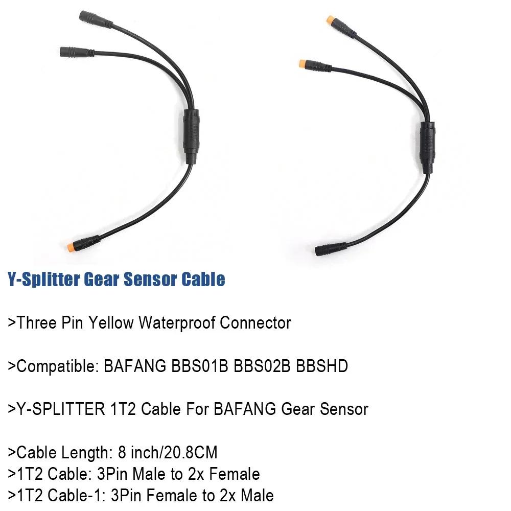 BAFANG Senzor signálu pro elektrokolo Dvojité připojení Vodotěsný kabel