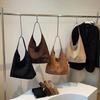 Fashion Big PU Leather Shoulder Bag For Women 2026 Winter Tend Female Simple Underarm Hobo Bag Handbags And Purses