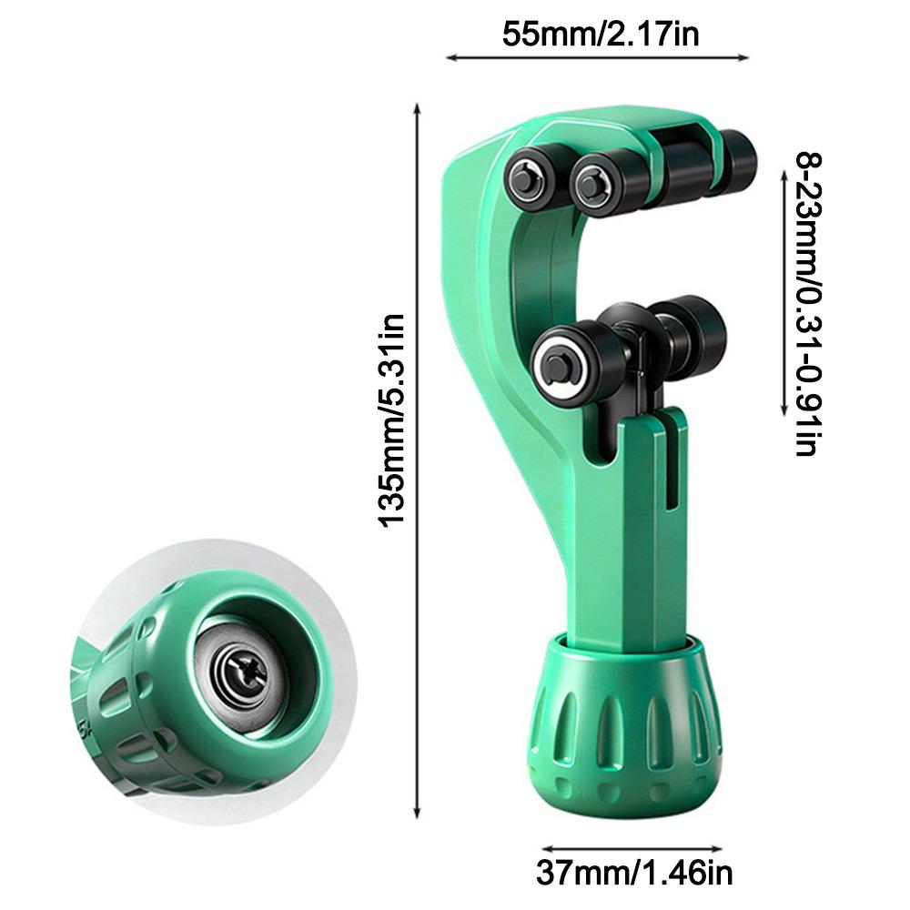 Gifts Stainless Steel Manual Pipe Cutter Mini Double Bearing Gas Pipe/water Pipe Cutter 8-32mm Roller Pipe Cutter