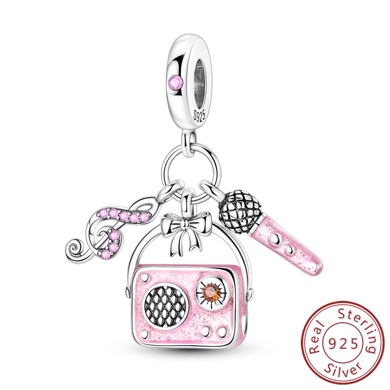 New Copper Charms Beads Star And Moon Paw Print Easter Egg Charms Fit Original Pendant Bracelet Diy Jewelry Gift