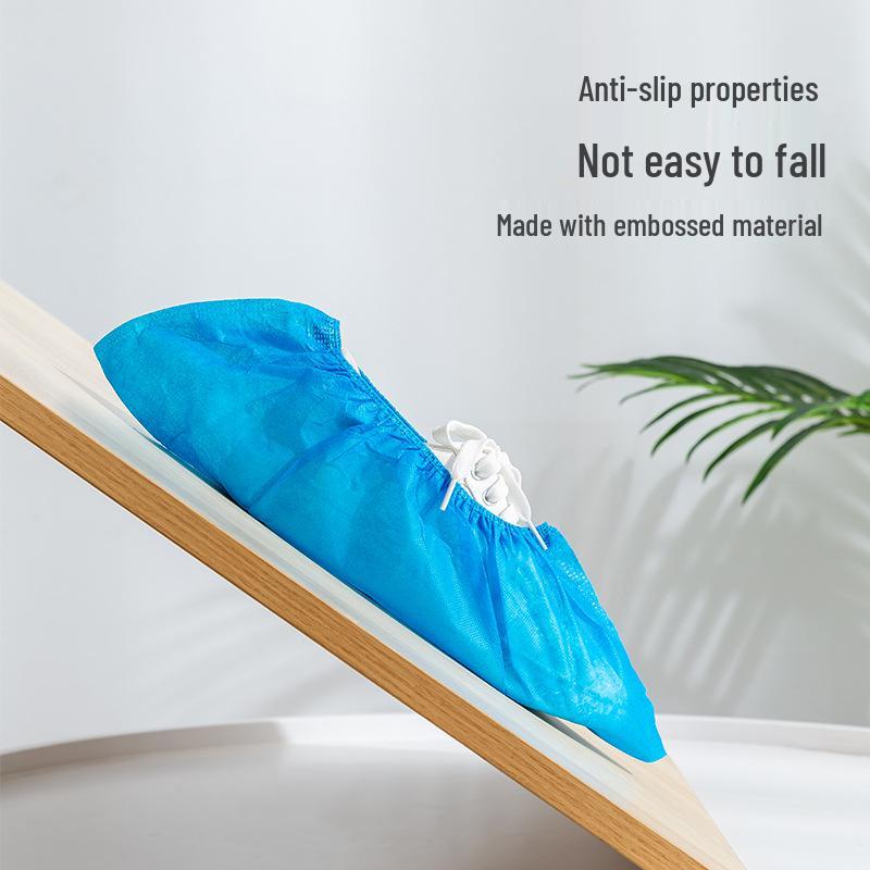 Thickened Non-Slip Breathable Disposable Non-Woven Shoe Covers for Indoor Use
