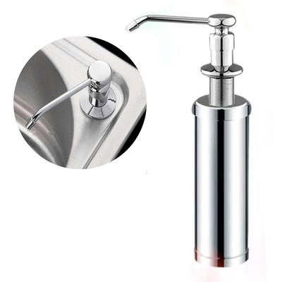 Copper Head + Stainless Steel 220ml Hand Soap Sink Soap Dispenser Dispenser Detergent Capacity Dispenser for Kitchen Bathroom Supplies | Dispenser Dis