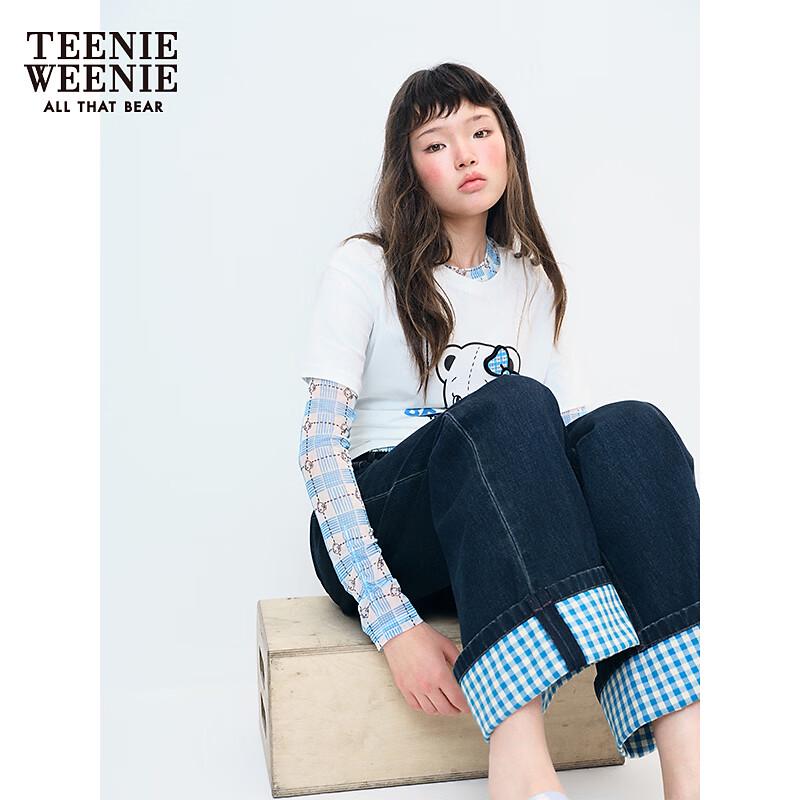 Teenie Weenie Women's Bear Letter T-shirt