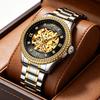 AILANG Business Men's Hollow Watch Top Brand Automatic Mechanical Watch Trend Luminous Waterproof New Clock For Men Reloj Hombre