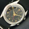 SCHWEIZER VINTAGE LEGEND MANUELL AUFZIEHEND HERREN ÜBERHOLTE WEckerUHR a707508-1