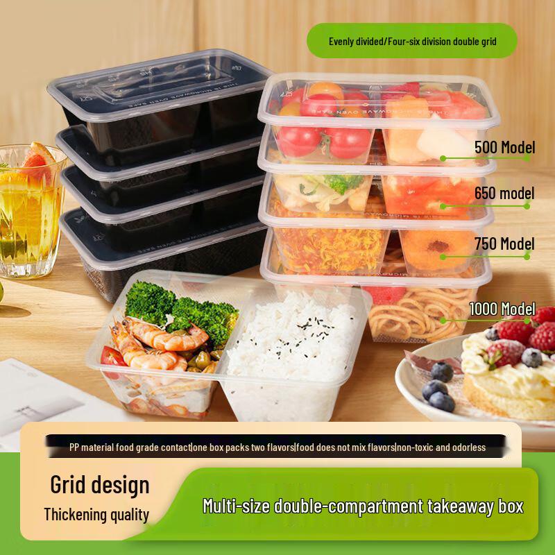 Yuanzhenghe Disposable Lidded Meal Prep Boxes