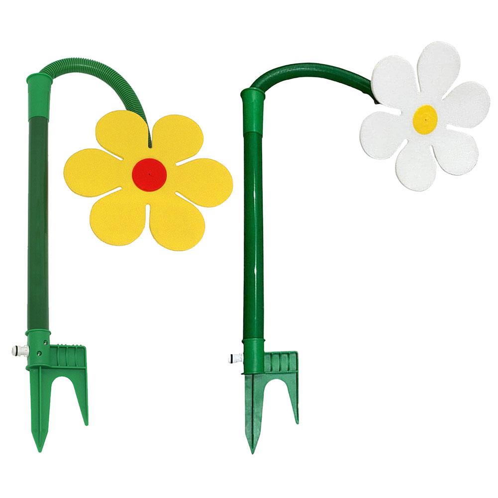 Bewässerungssprenger Blumenform Tanzende Gänseblümchen Sprenger 720 Rotierendes Wassersprühspielzeug für Hof Rasen Bewässerung Bewässerungswerkzeuge