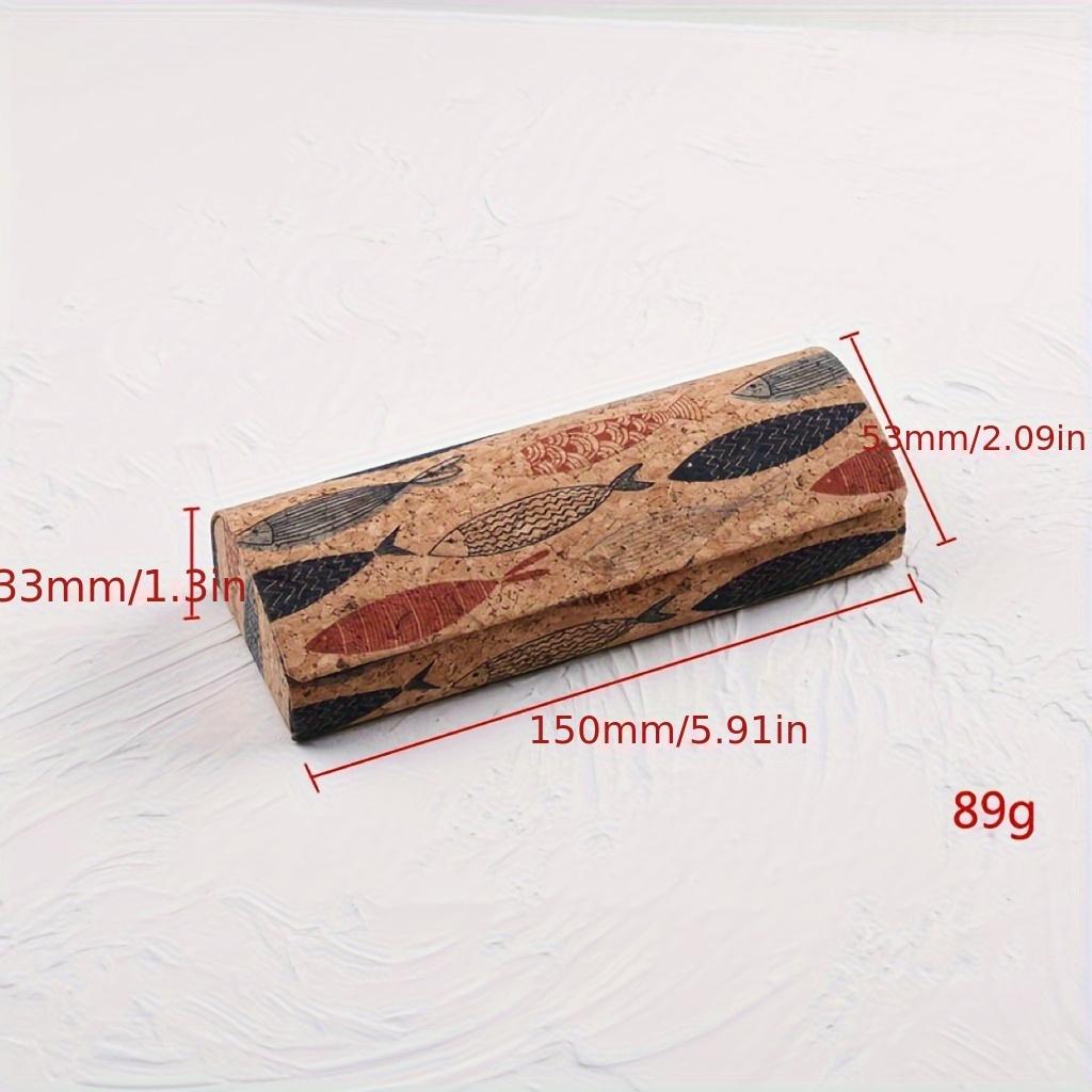 1PC Retro Ethnic Style Glasses Case Ancient Mural Pattern Myopia Glasses Sunglasses Sunglasses Ladies Men's Universal Glasses Case