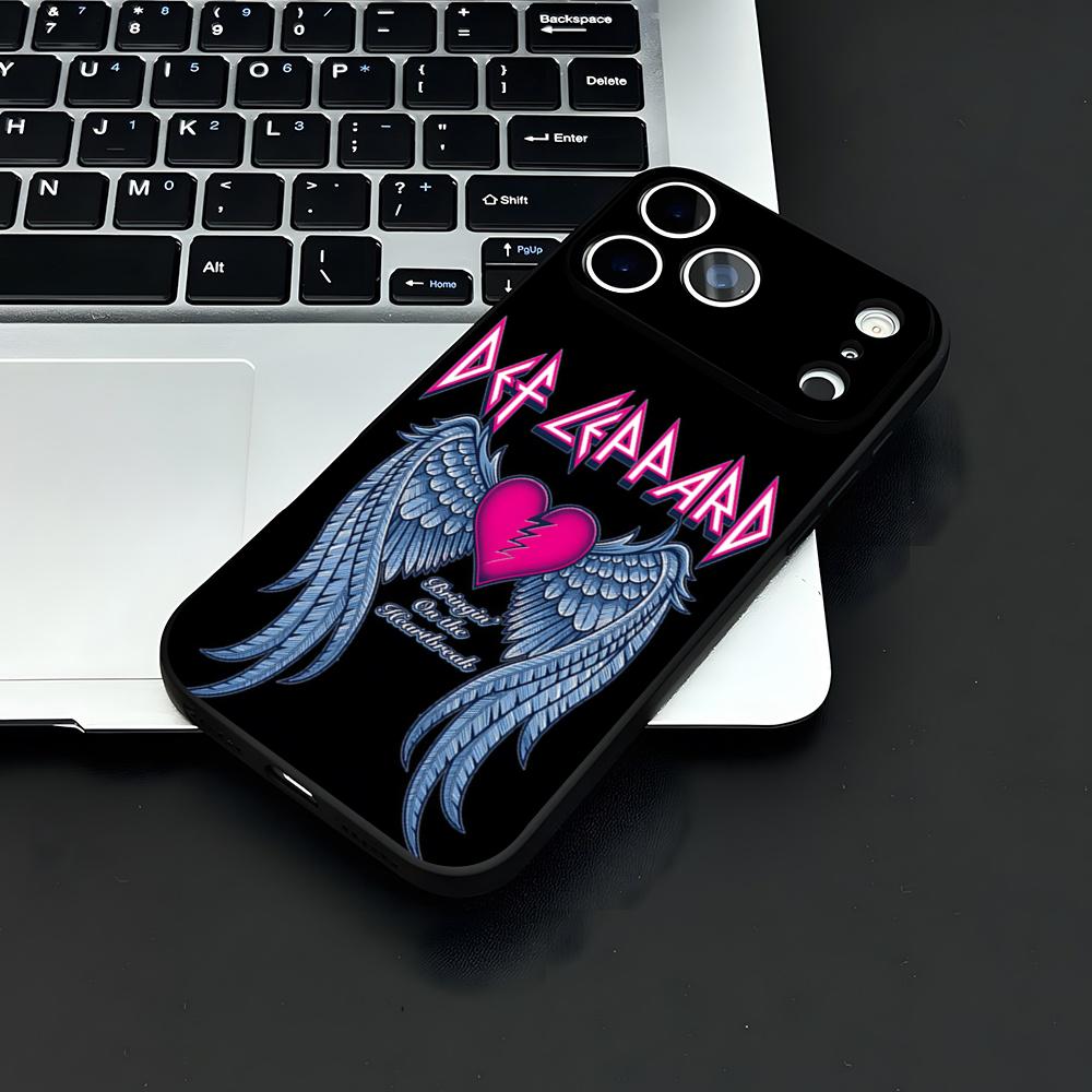 Hot Rock Band D-Def Leppard Phone Case For IPhone 17 Air 16 E Pro Max 15 14 13 Mini 12 Pro 11 Max Plus Black Soft Shell