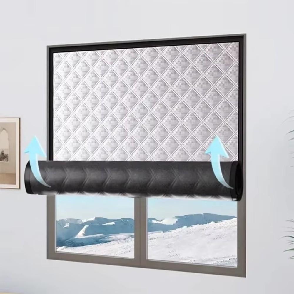 Insulation Film Soundproof Curtains Self-Adhesive Winter Warm Curtains Window Screens Window