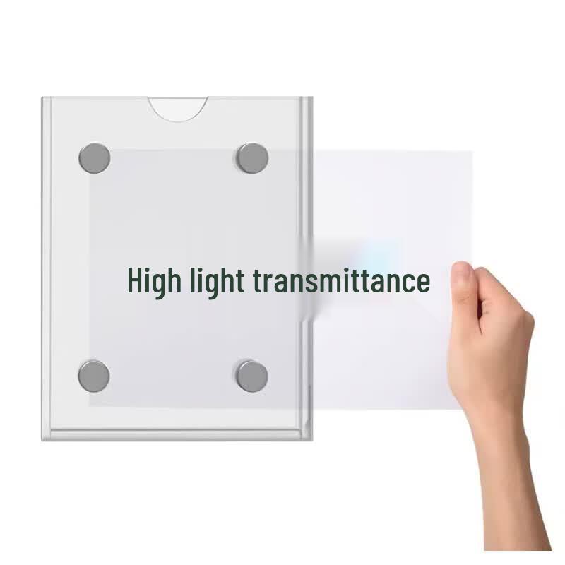 Magnetic A4 Acrylic Display Sign with Card Slot