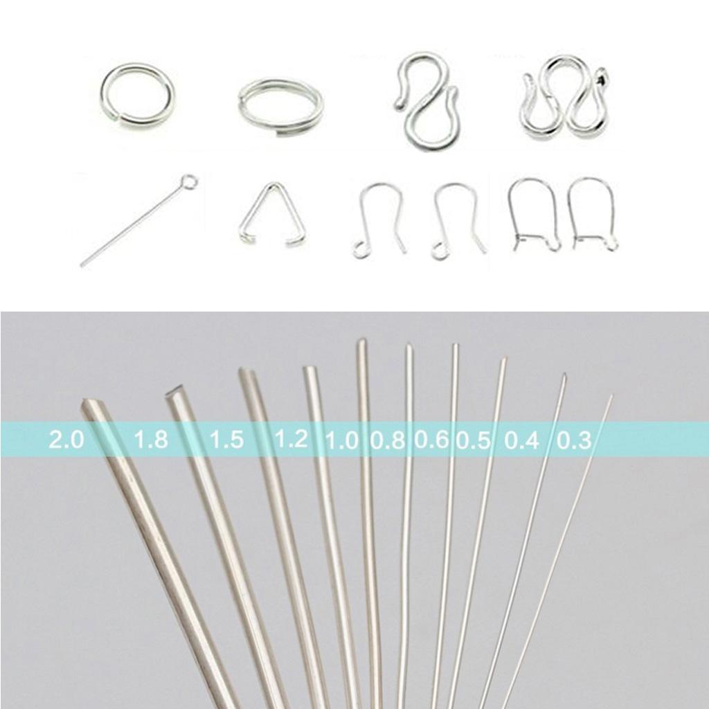 Creative Authentic Sterling Silver Wire 925 Sterling Silver Wire DIY Wire