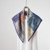 Versatile Printed Lightweight Breathable Women Square Neck Scarf For Spring Summer