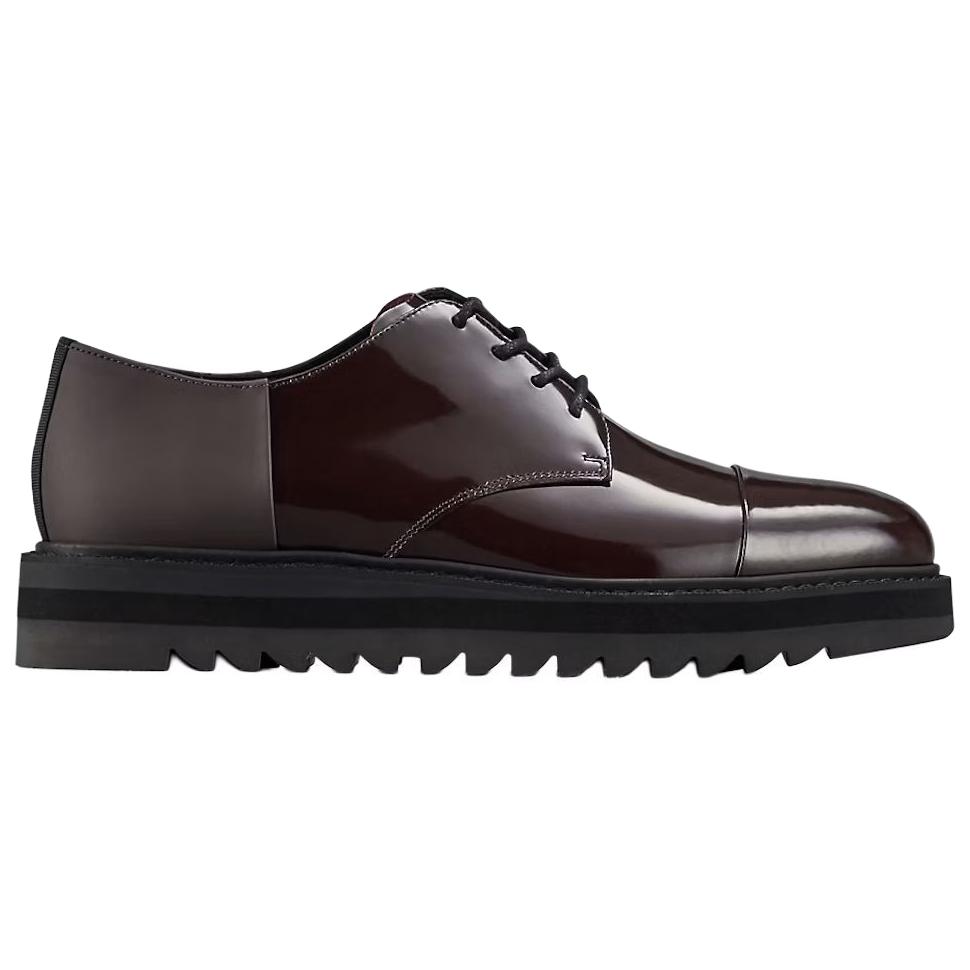 ONITSUKA TIGER Derby Burgundy Comfortable Versatile Formal Leather Shoes Men Shoes Brown 1181A378-601