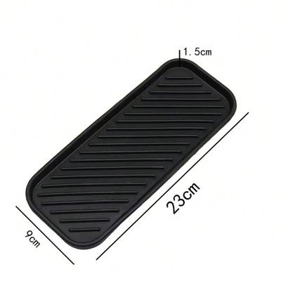 1pc Silicone Sink Splash Guard & Soap Holder - Multi-Functional Kitchen and Bathroom Accessory, Durable Plastic, Non-Toxic, Water-Resistant