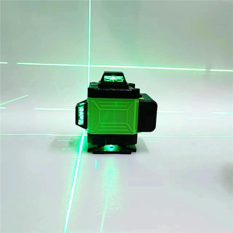 8/12/16 Line High Precision Laser Level Infrared Automatic Leveling Green Light Projector 360° Horizontal Vertical Measure Tool New