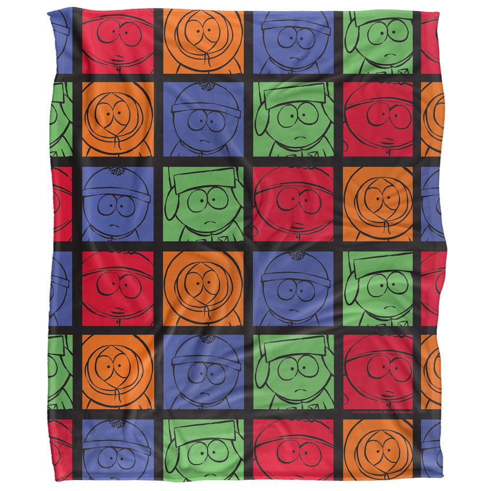 South Park Silky Character Collage Supersoft Blanket