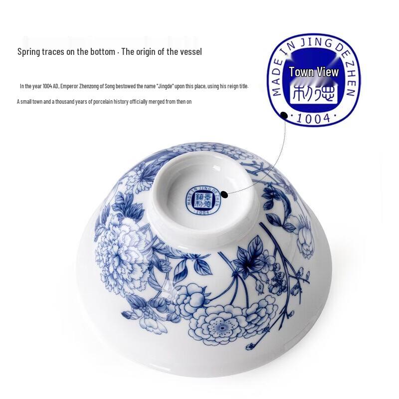 Aowei Wanyou Tongchun Jingdezhen Ceramic Dinnerware Set