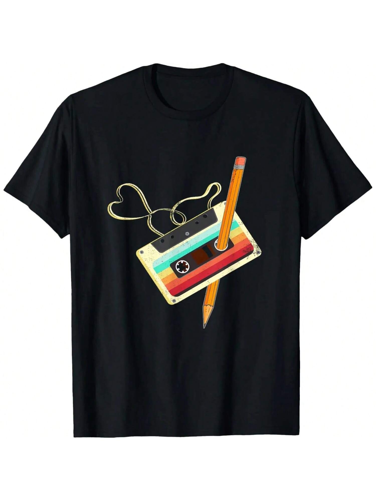 80s Nostalgia 80s 90s Retro Party Costume Nostalgia Cassette T-Shirt S разноцветный