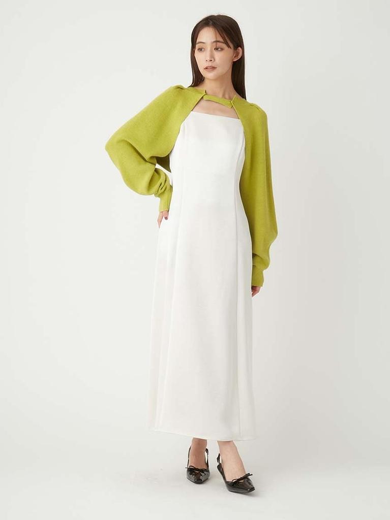 FRAY I.D. Women's 2-Way Short Knit Top, FWNT244230, Lime