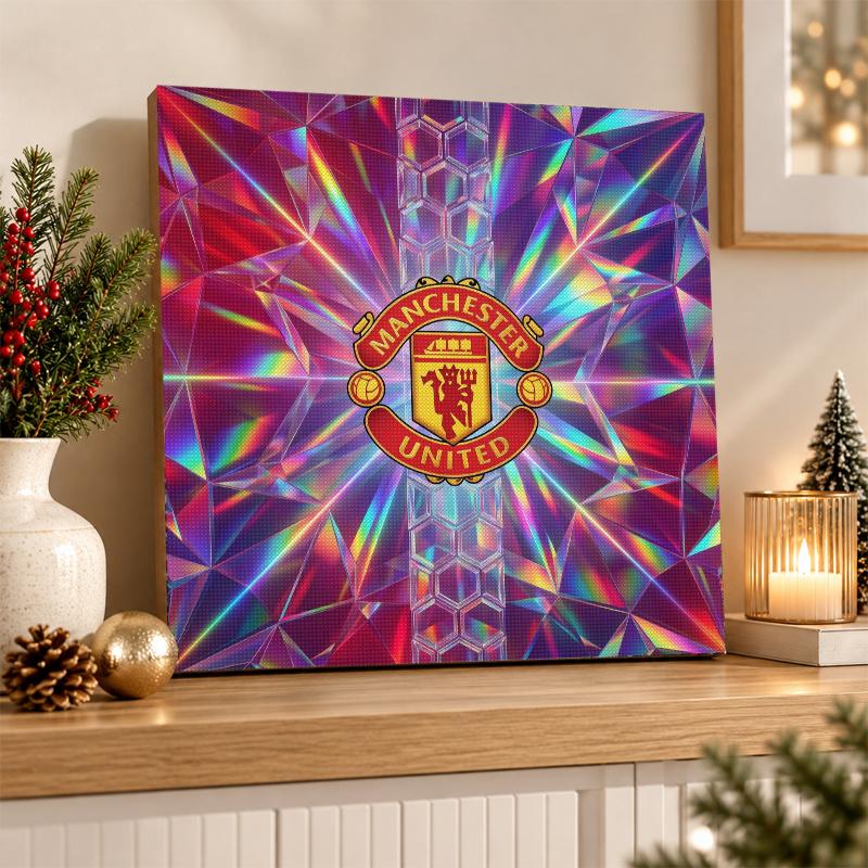Manchester United Diamond Painting Kit 5D Full Drill DIY Diamond Mosaic Wall Art Home Decor