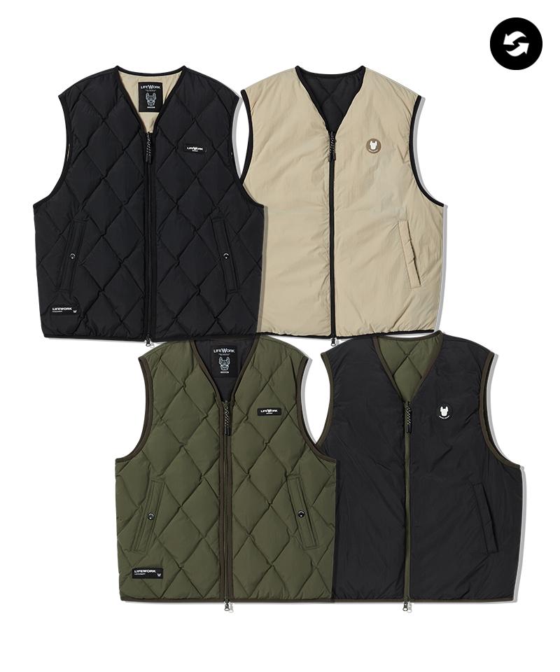 Lifework Unisex Airy Reversible Down Vest